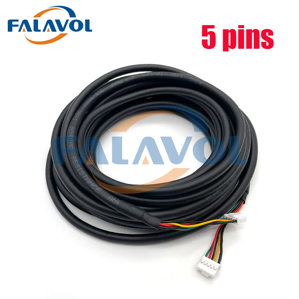 FALAOVL 5Pins Long Signal Cable for Senyang Board For Epson XP600/DX5/DX7 ECO Solvent Printer For Different Size Machine
