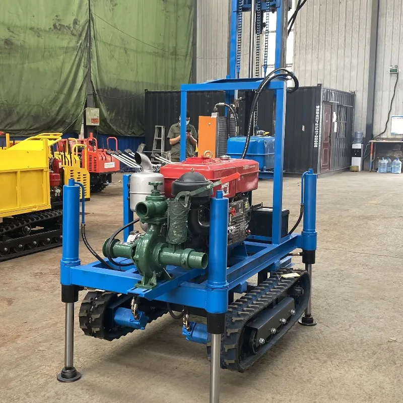 100m 150m Deep Hole Water Well Drilling Rig Underground Borehole Machine Solar Pump Engine Motor-Congo Chile Machine Equipments