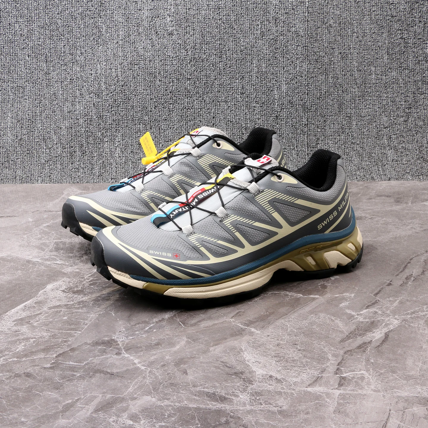 أحذية رياضية وترفيهية للجنسين بنعل مطاطي مريح يمتص الصدمات، أحذية مشي برباط شبكي روكلاند 6-22 صيف 2025 #1