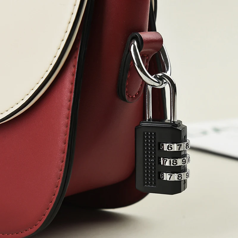 texture3 Digit Number Outdoor Waterproof Lock Combination Pad Lock Padlock Suitcase Luggage Bag Security Coded Lock