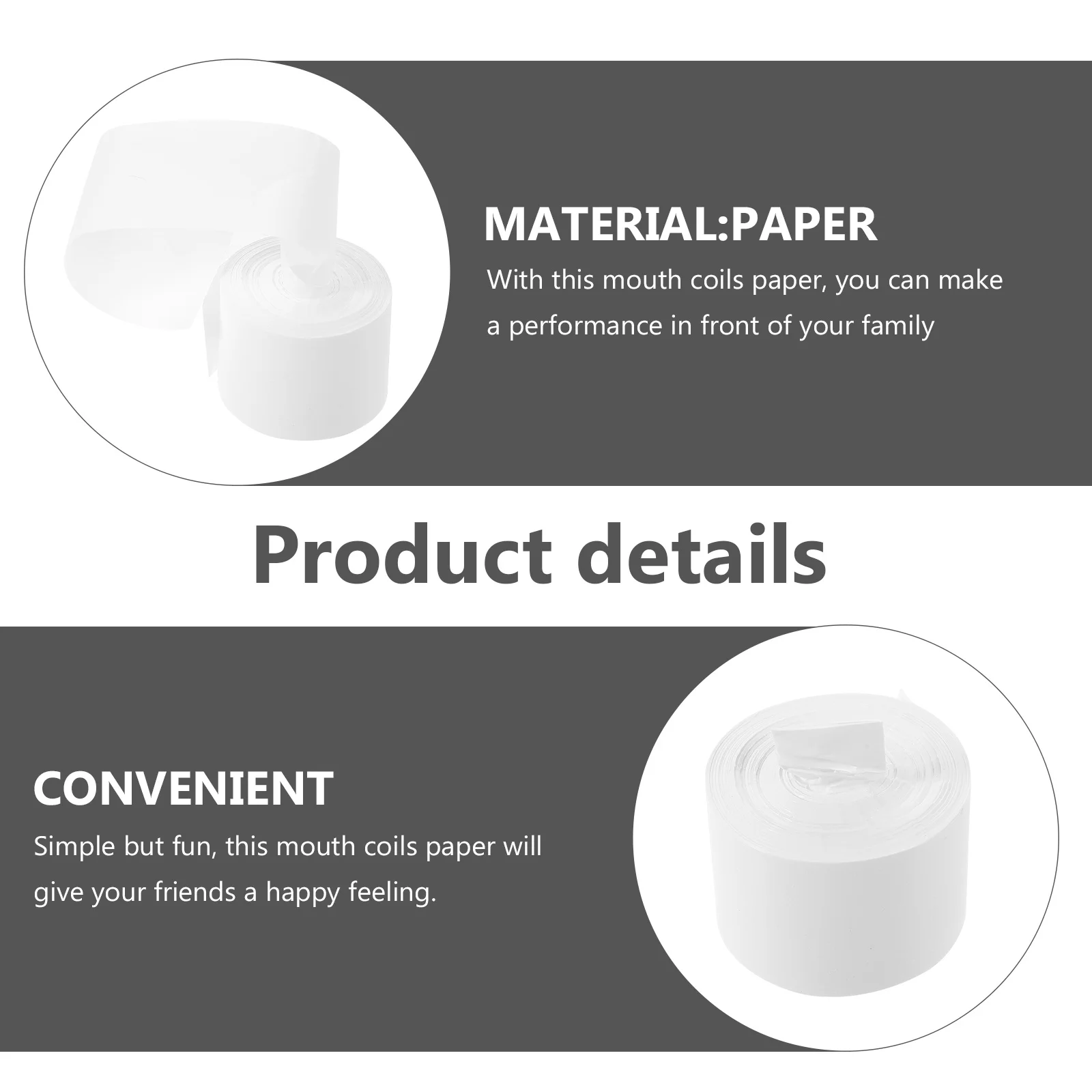 12 قطعة لفائف الفم القيء ورقة المرحلة الحيل للتحايل الدعائم متعة عيد ميلاد السنة الجديدة عروض الحفلات خفيفة الوزن الإكسسوار