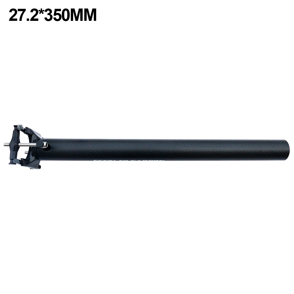 Bicycle Seat Tube 3K Matte Seatpost 2 Bolt Design Deformation Resistance Excellent Toughness Fine-tuned Angle High Strength