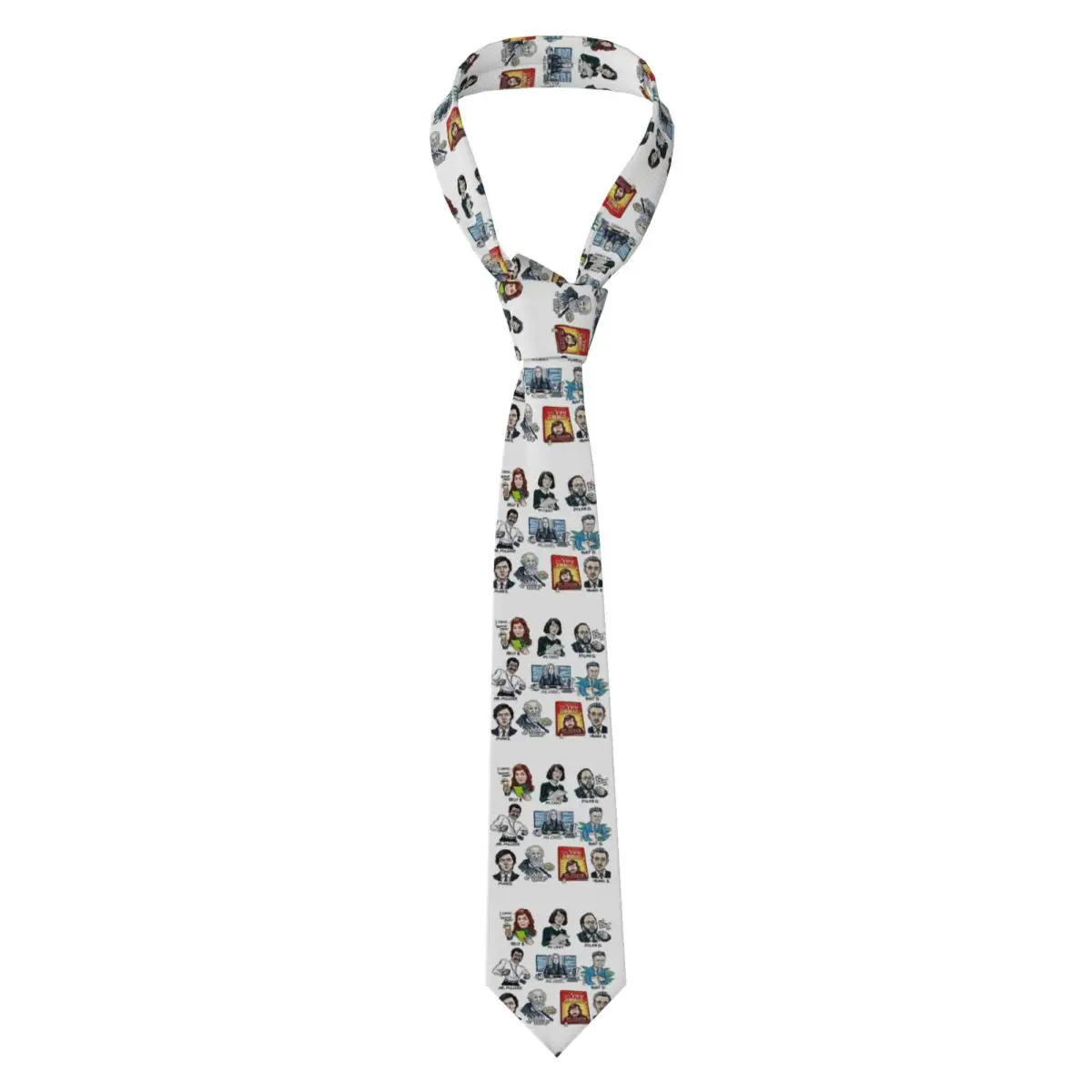 

Severance Movie Character Necktie Unisex Polyester 8 cm Neck Tie for Mens Slim Narrow Suits Accessories Cravat Cosplay Props