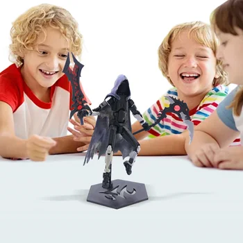 13 3D Printed Action Figure with Multiple Accessories Full Body Mechanical Movable Toy Action Figures Toys Desktop Decorations
