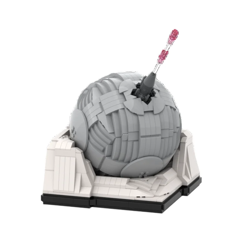 Independent Design Frigid World Mountain Emplacement MOC Building Blocks Simulated Cold Region Military Bunker Model