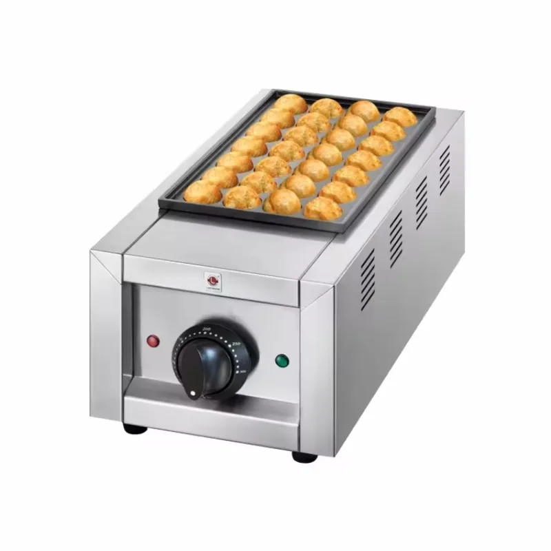 Commercial gas ball machine non-stick board octopus ball pot porous rice meat dumplings octopus roast making machine