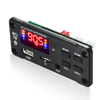 2*25W 50W amplifier Bluetooth MP3 Decoder Audio Board DC 5V 12V USB Power Supply TF FM Radio MP3 Player For Car Music Speaker