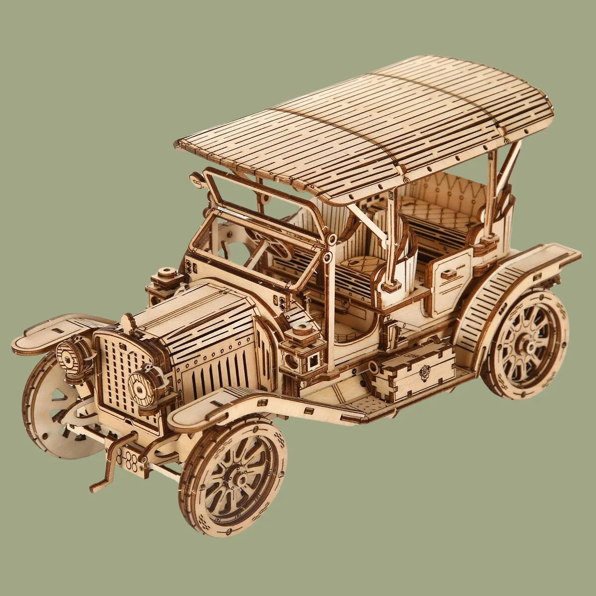 

3D деревянная головоломка своими руками — сборка, мышление и развлечения — идеальный подарок на Рождество, Новый год и день рождения