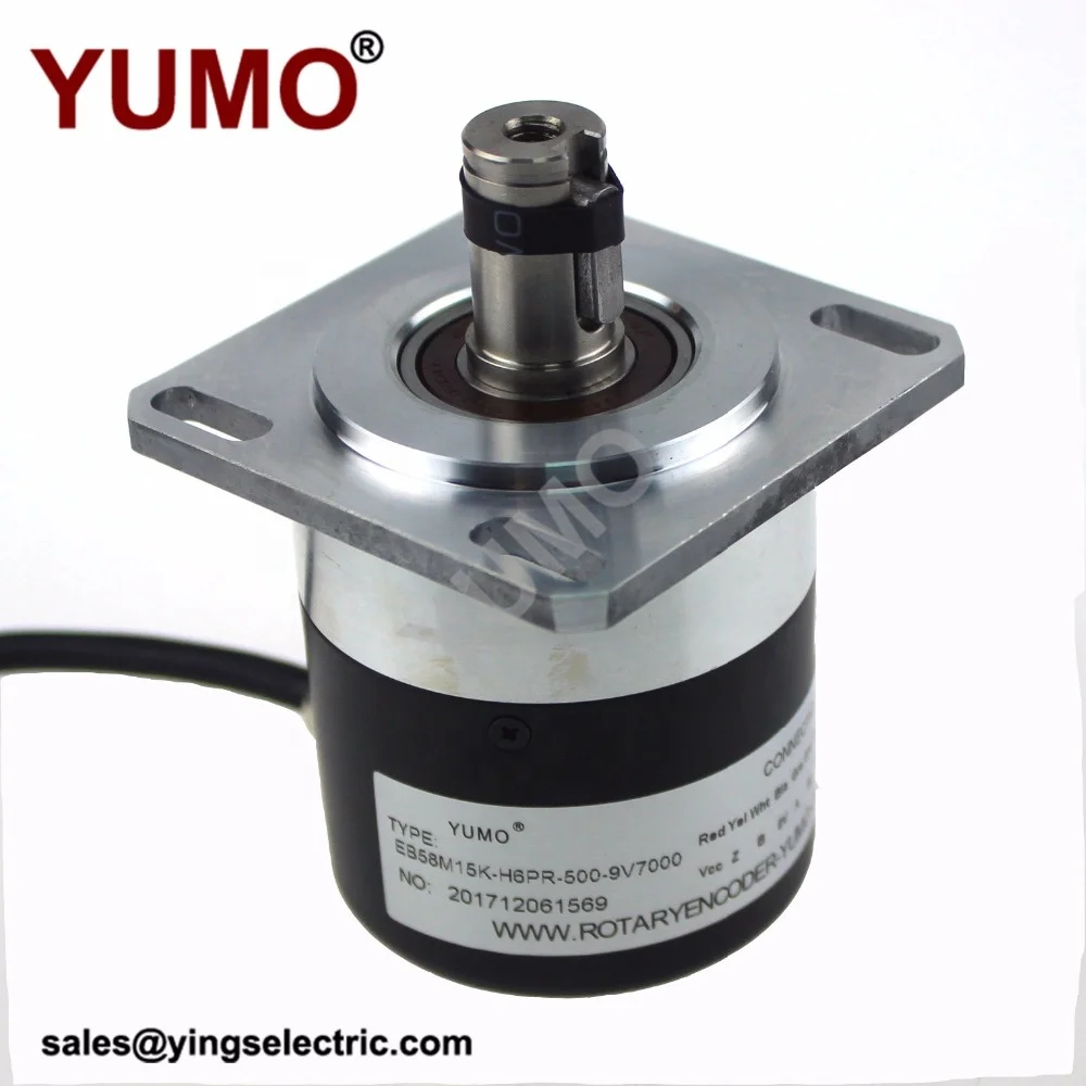 encoder EB58M15K-H6PR-500-9V7000 58mm 15mm 500PPR 5V DC Shaft Incremental Rotary Encoder