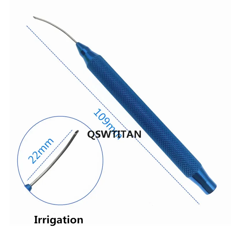 Manipolo per irrigazione e aspirazione Strumento chirurgico oftalmico per occhi 23G