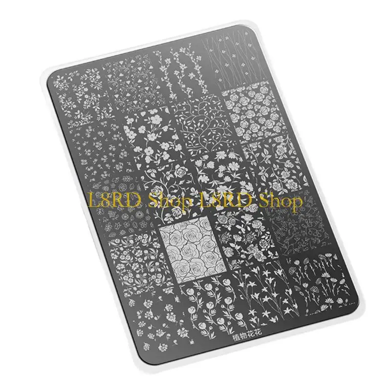L8RD Precise Engraved Art Transfer Tool With Metal Template Patterns Durability