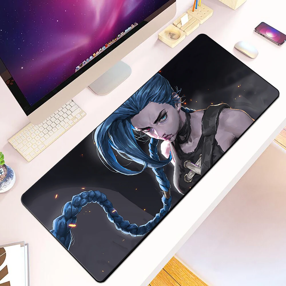 Arcane Cartoon Mousepad HD Printing Computer Gamers Locking Edge Non-slip Mouse Pad XXL90x40cm Keyboard PC Desk Pad