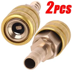 8mm Car Tire Valve Clip Solid Brass Nozzle Clamp Inflation Pump Adapter Air Chuck Inflator Quick Connector Tire Accessories 2pcs