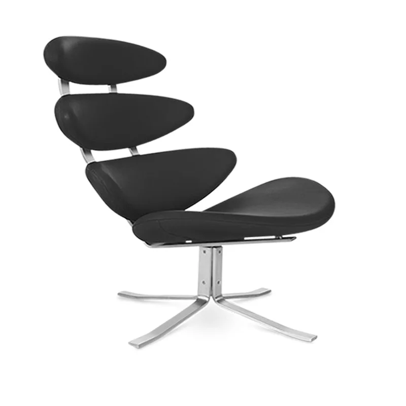 

Designer Single sofa Stainless steel Lazy recliner Special-shaped stainless steel leisure