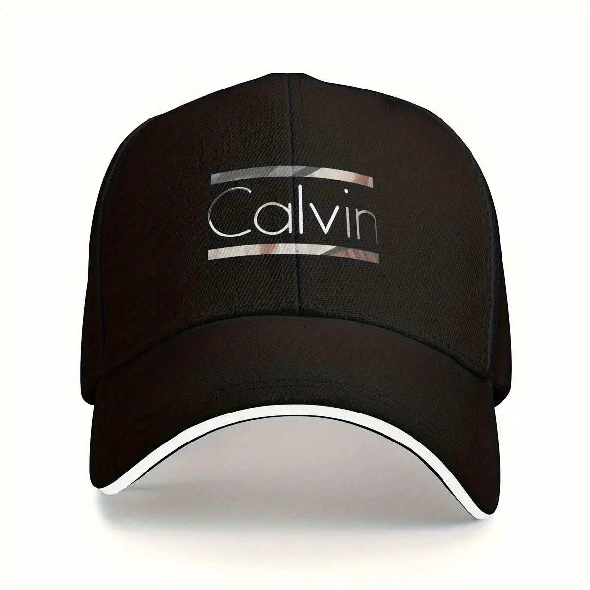 

1pc Calvin Pattern Print Baseball Cap - Adjustable, Breathable, Suitable for Men And, Ideal for Outdoor Activities And Casual We