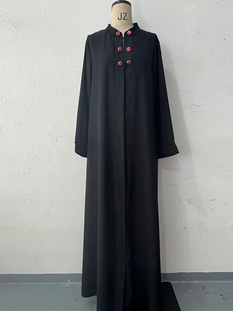 Eid Muslim Abaya for Women Shirt Dresses Sashes Jalabiya Kaftan Islam Vestidos Arab Long Robe Ramadan Morocco Dubai Abayas 2024