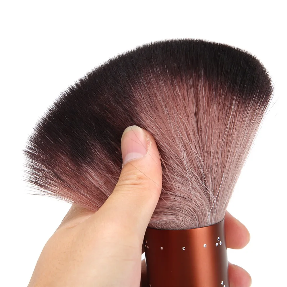 

Soft Fiber Hair Dust Cleaning Brush Reusable Professional Neck Hair Removal Brush Efficient Portable Barber Neck Duster Home Use