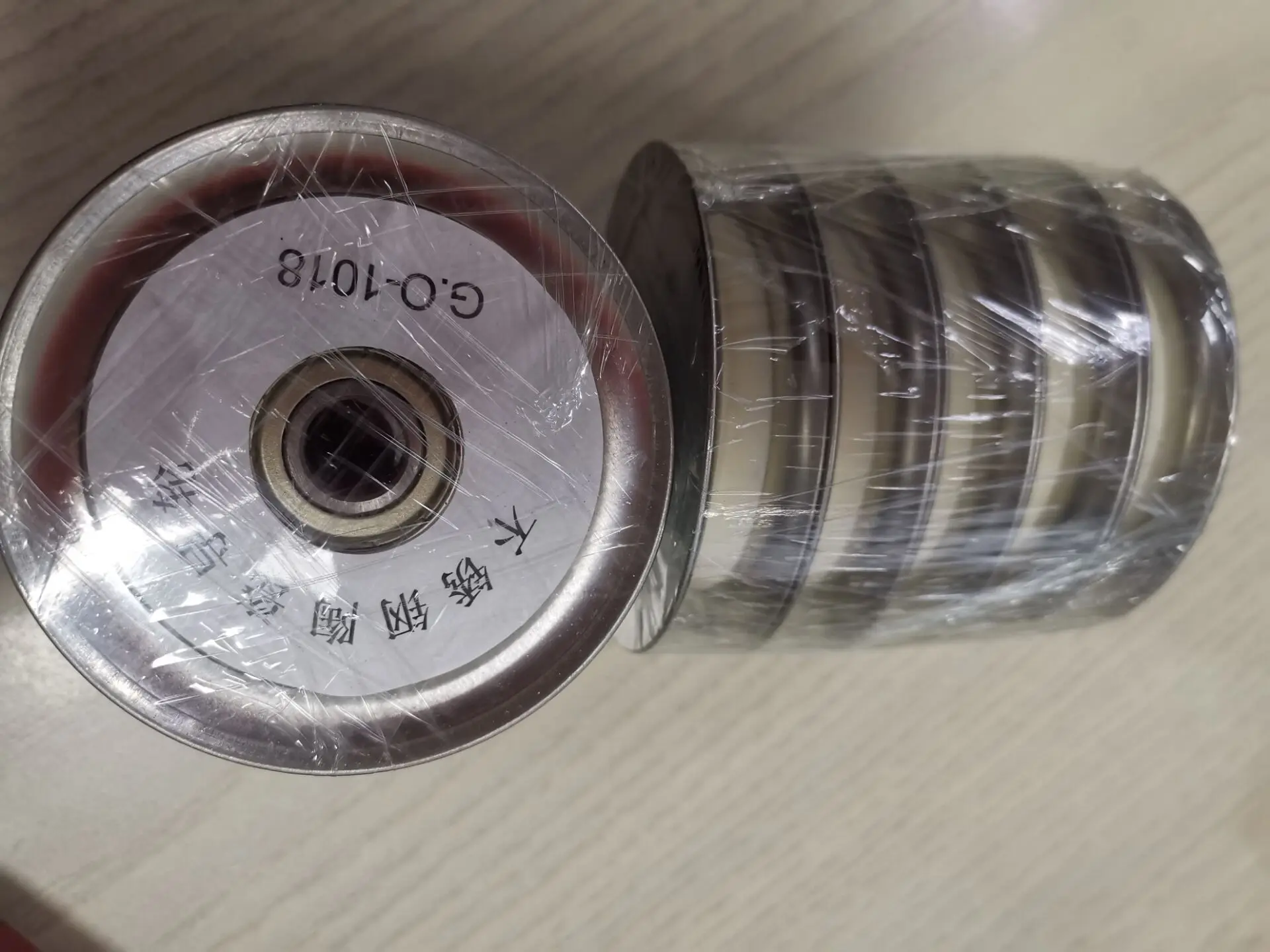 Stainless Steel Ceramic Combination Guide Wheel Bundling Machine Textile Threading Machine 1008 Stainless Steel Wire Wheel