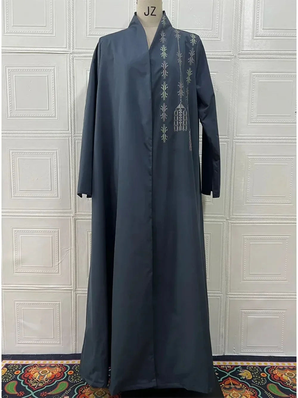 Eid Women Abaya Trench Long Coat Muslim Cardigan Dubai Vestidos Largos Kaftan Arab Robe Party Caftan Jalabiya Ramadan 2026 4