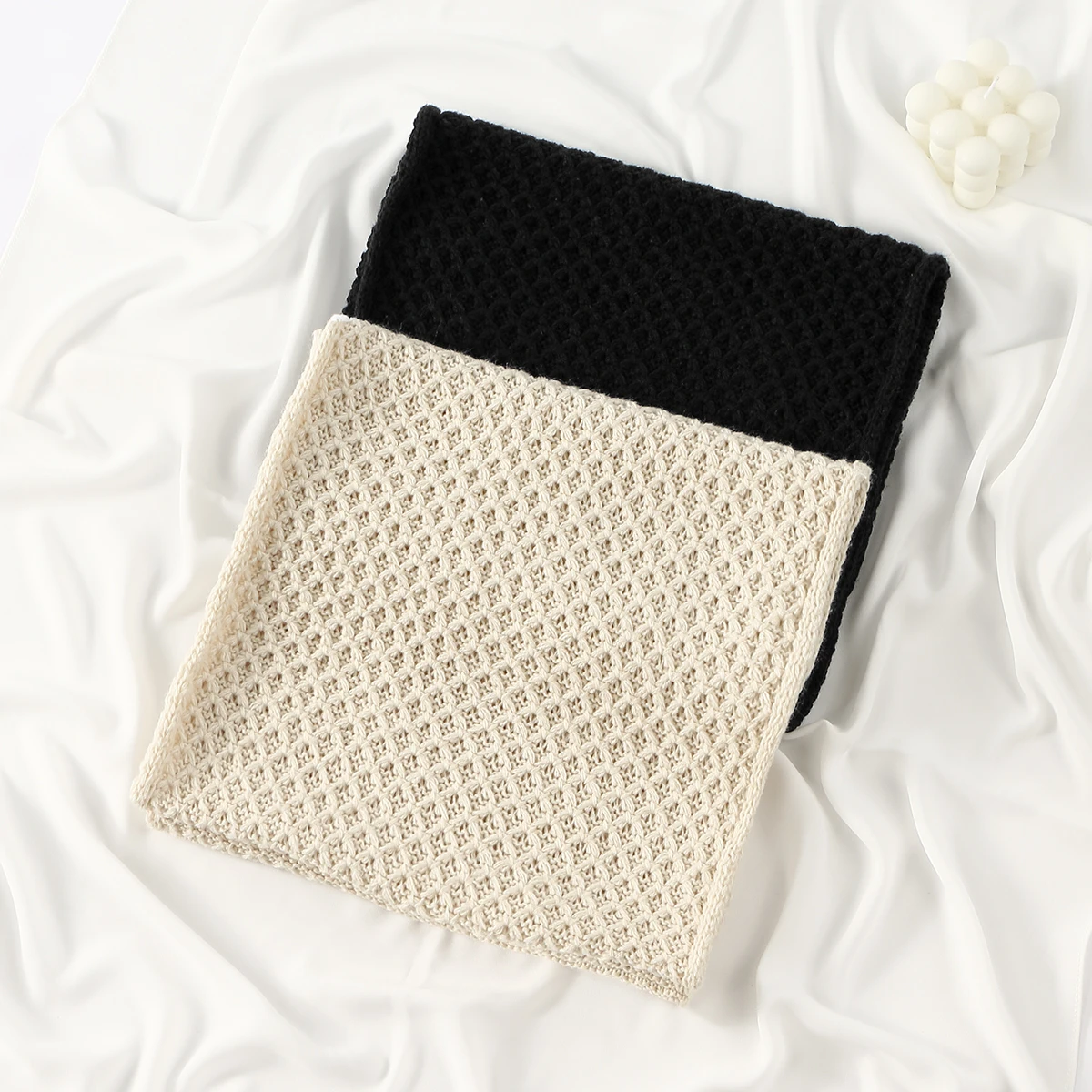 الدافئة دائرة حلقة وشاح جديد الشتاء محبوك حلقة وشاح امرأة الرجال سميكة الرقبة أدفأ منديل بلون الخمار الأوشحة