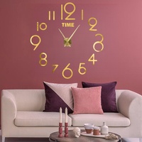 Large 3D Wall Clock Luminous Classic Wall Clocks DIY Digital Clock Wall Watches Stickers Silent Clock for Home Living Room Table