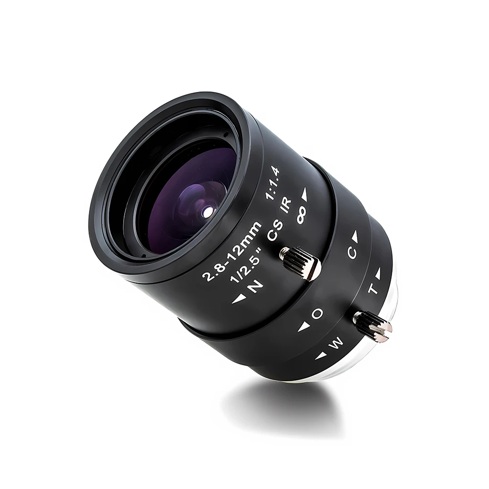 High Quality 2.8-12mm Varifocal Lens Manual Zoom CS Mount For Industrial Machine Vision Camera Lens HD Surveillance Camera Lens