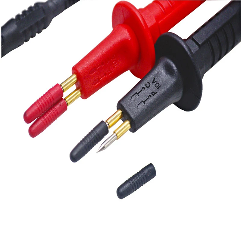 Tips For Multimeter Kelvin Test Bottom Resistance 4-Wire Spring NIB Telescopic Probe 4Mm Banana Plug Kelvin Probe