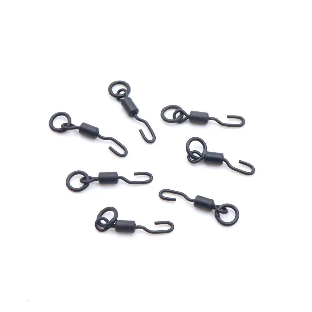 20 قطعة صيد سمك الشبوط يدور روني سبينر تلاعب التغيير السريع المفاجئة حلقة يدور لصيد الأسماك هوك ربط موصل اكسسوارات معالجة