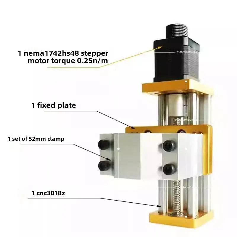 CNC Z-axis Kit 60-85MM Three Axis Laser Engraving Machine Motor Clamp Module Sliding Table Support 3018 Spindle Clamp 45/52/65mm