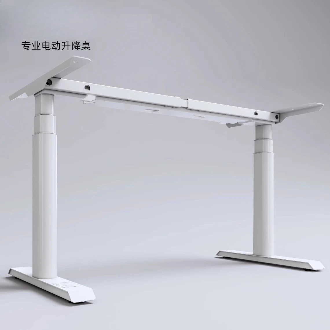 Electric Height‑Adjustable Table Frame Oval Column for Coffee Desk Computer Workstation Home Office Ergonomic Furniture