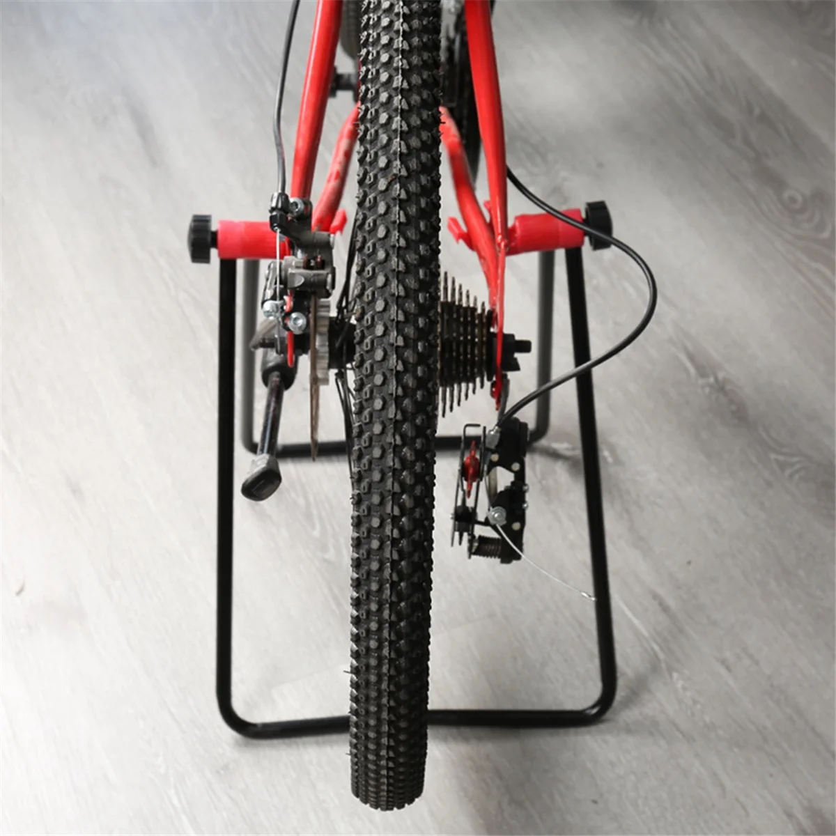 M04K Mountain Bike Triangle Vertical Parking Rack Road Bike U-Shaped Repair Rack Folding Repair Rack Cycling Equipment