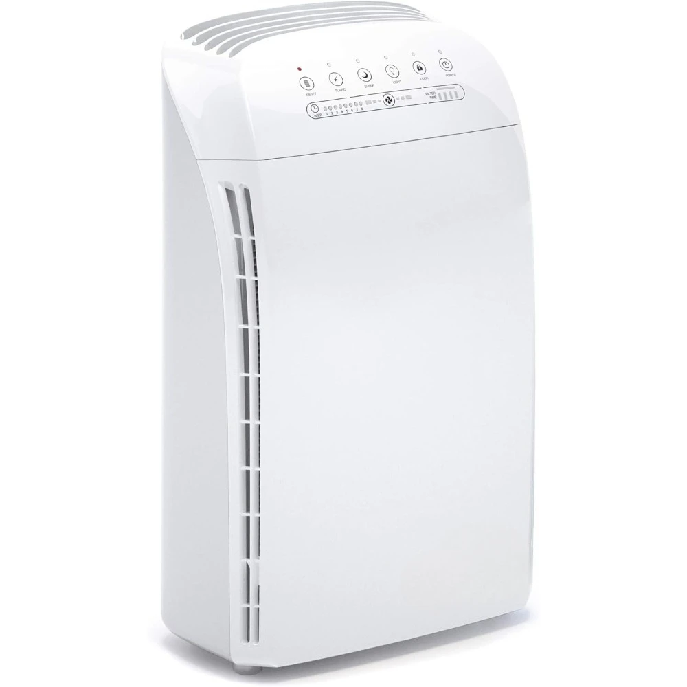 

Popular - Dust Air Purifier for Home, Room Up to 1590 sq ft. H13 True HEPA Filter Air Purifier for Bedroom 22db - NEW upgrade