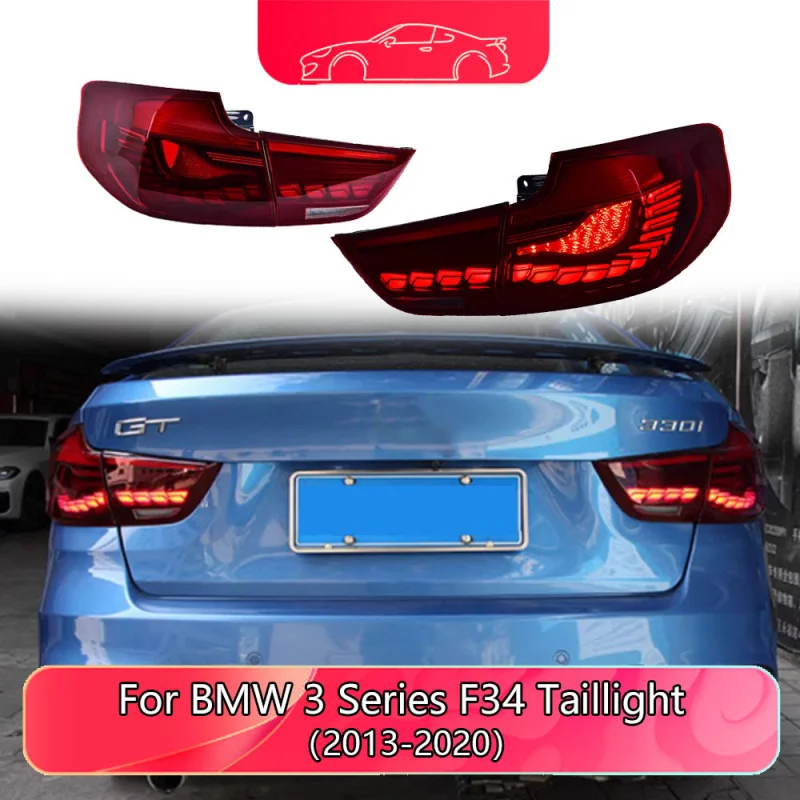 Car Taillights AccessoriesFor BMW 3 Series GT F34 2013-2020 330i 340i LED Tail Light Lamps Assembly Automotive Signal Lamp