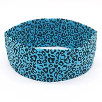 Colorful leopard print elastic sports yoga running headband face wash headband - Image 4
