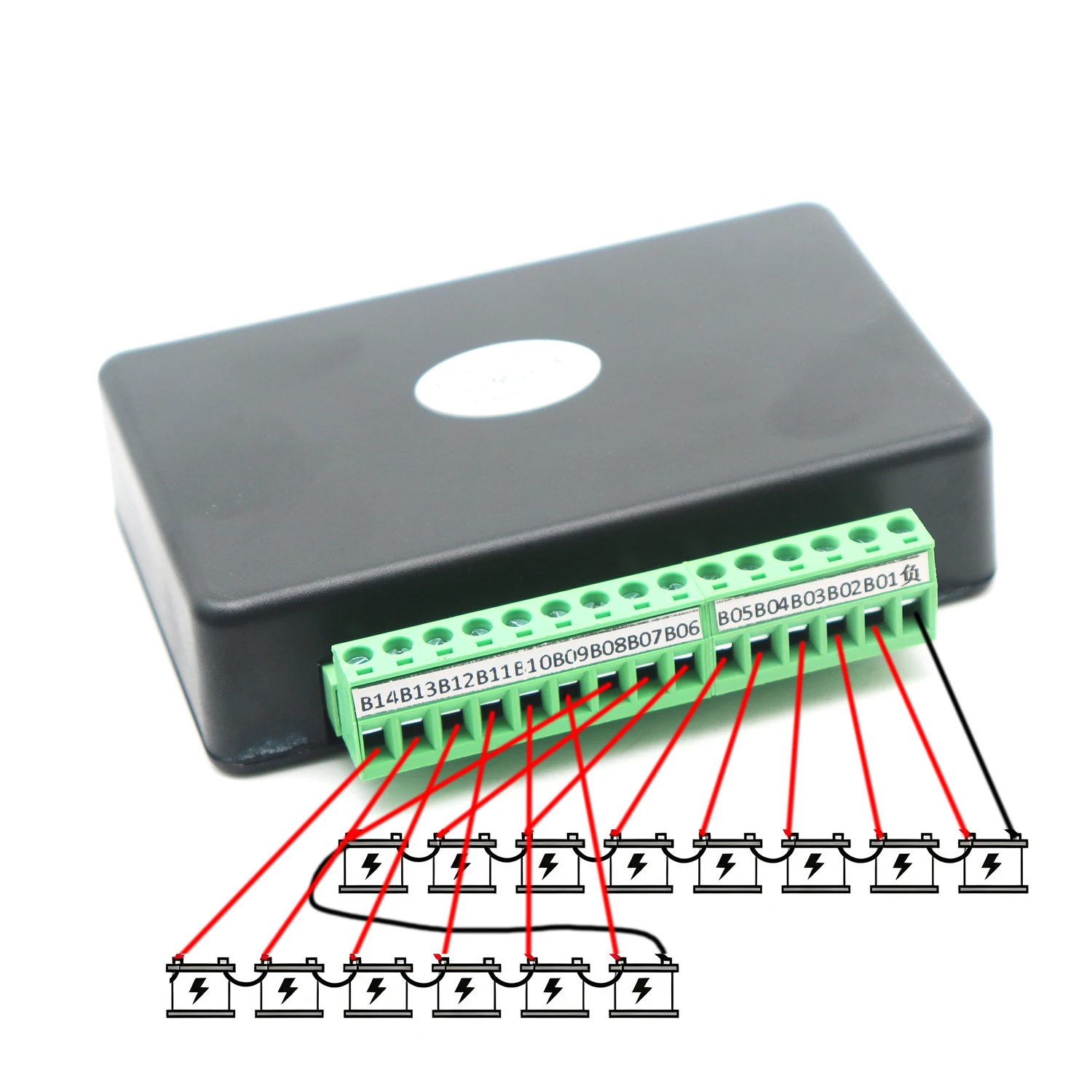 Active Balancer 3S~14S 8A Voltage Balancing 4S 7S 8S 10S 12S 13S Lifepo4 Li‑ion Lead‑Acid BMS Battery energy transfer Equalizer