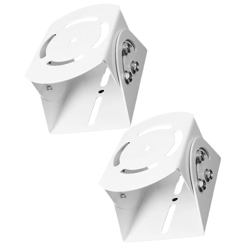 

2Pcs Security Camera Bracket Wall Mount Durable Steel Camera Stand Adjustable Angle Monitor Holder System Bracket