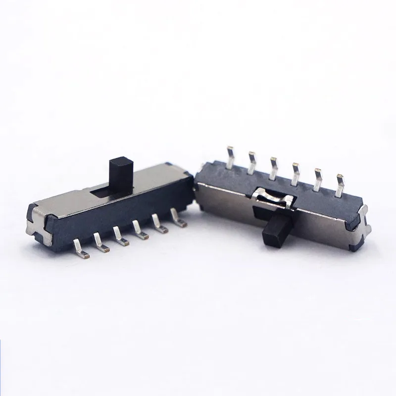 MST-42D01 Small toggle switch double row 12-pin 2-speed vertical patch sliding accessory Wave mini