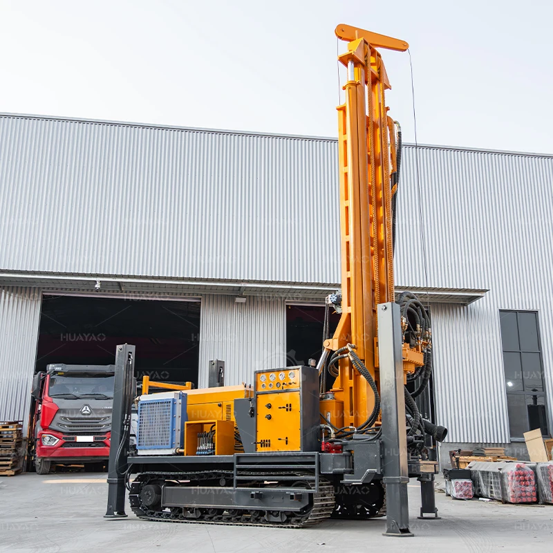 Hydraulic Hard Rock 600mm 700m Deep Water Drilling Rig Water Well Drilling Rig Down