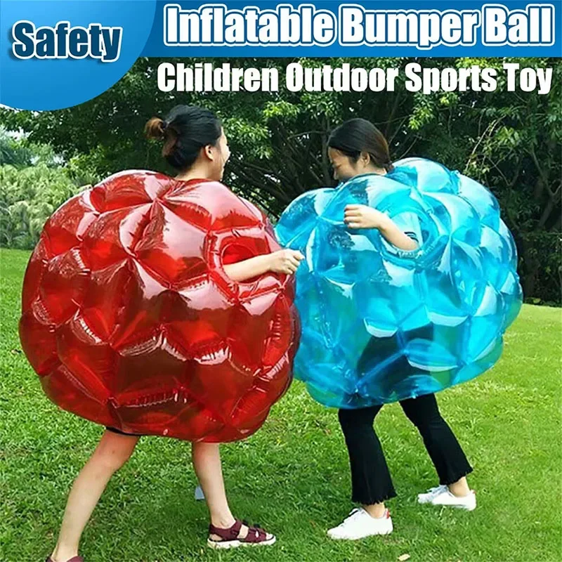 60cm Zorb Ball Inflatable Bubble Buffer Balls Pvc Sumo Bumper Bopper Toys Outdoor Activities Sports Ball Family Party Game Toy