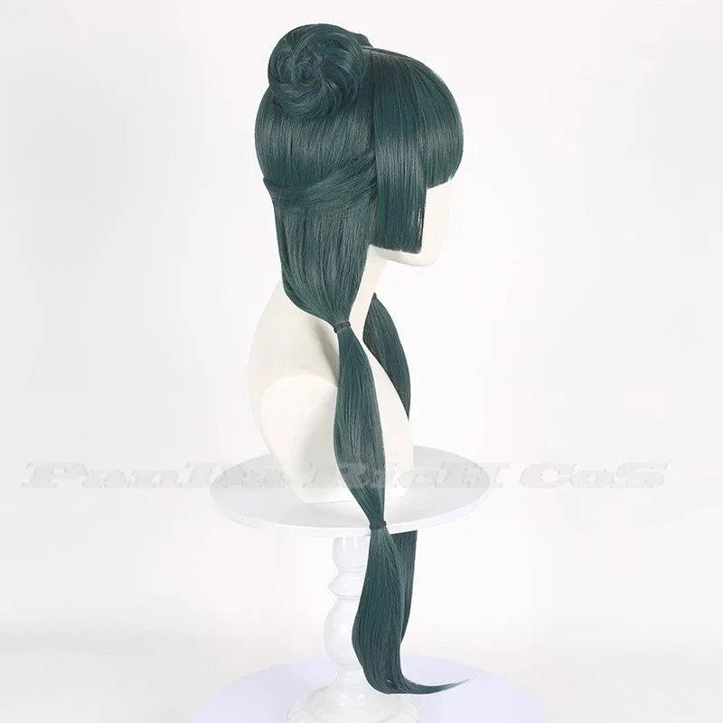 Sisi 2233Anime The Apothecary Diaries Maomao Lange dunkelgrüne Perücke Anime Perücken Frauen Halloween Cosplay W