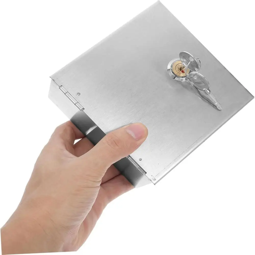 Secure Stainless Steel Box For Outdoor Electric Charging Outlets Anti Theft Weatherproof Protective Cover Case