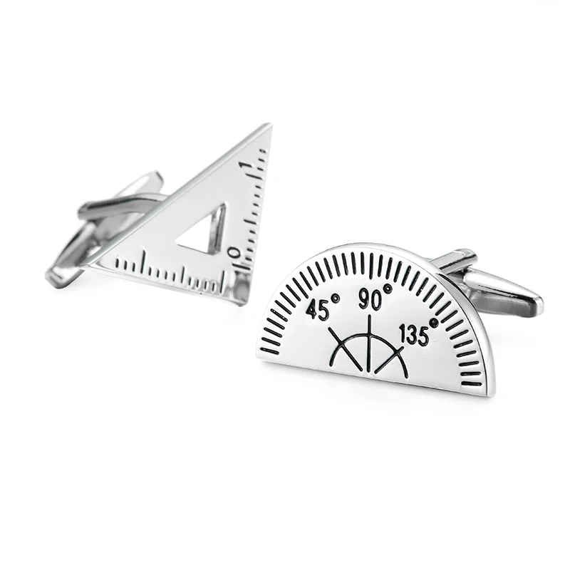 Men's French shirt cufflinks copper material small tools hammers pens scissors bottle openers protractors French cuffs buttons