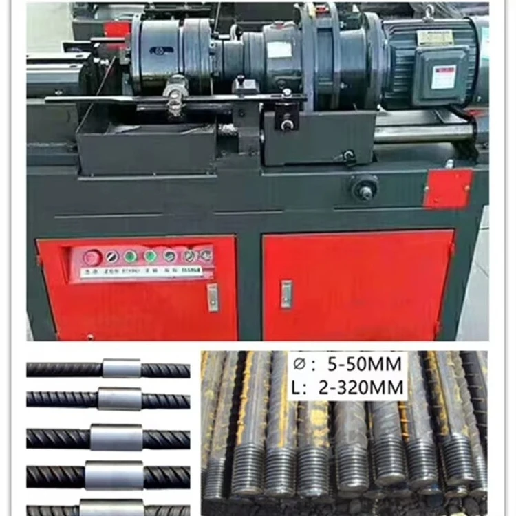 High Speed Automatic Steel Bar Thread Machine Professional Rebar Thread Rolling Machine CE Approved Steel Bar Threader
