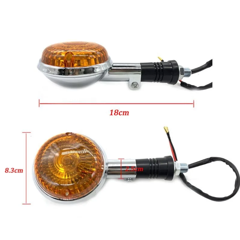 Pair Turn Signal Light For Yamaha XV400 XV650 XV1100 XV1300 XVS400 XVS650 XVS1100 Virago V MAX1200 star XV XVS 400 650 1100 1300