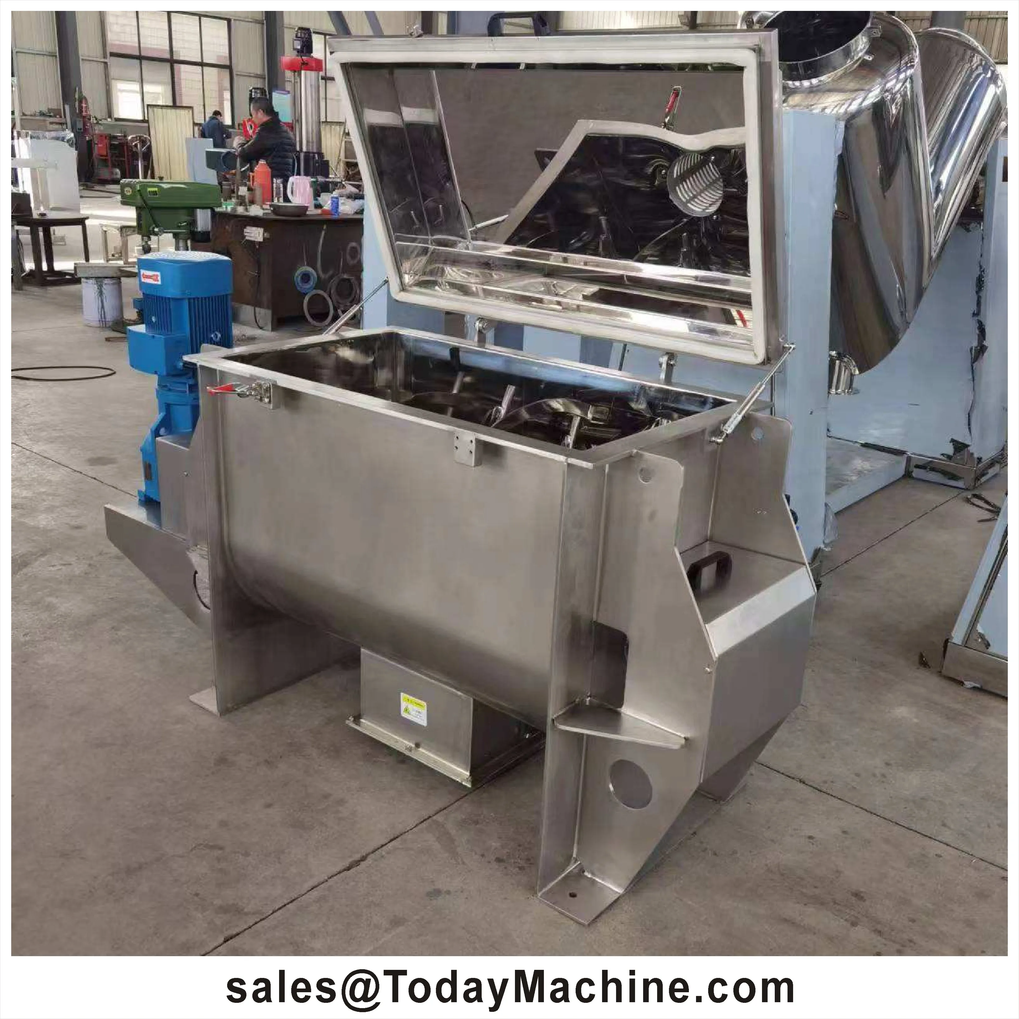 

Коммерческий горизонтальный ленточный блендер для специй, смеситель сухого порошка для металлургических добавок, рефракторы, шпаклевка, порошок