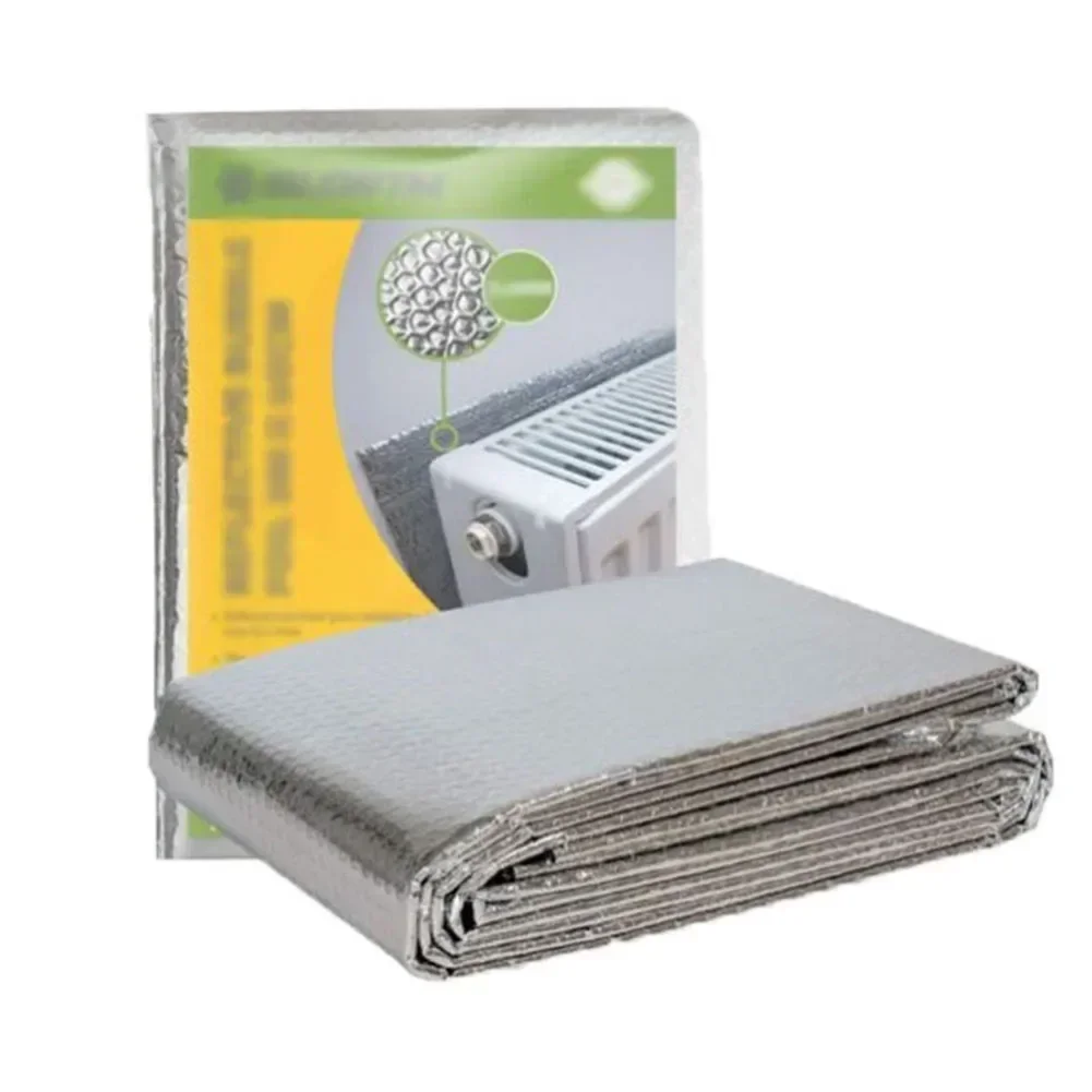 

Prevent Heat Loss Save on Energy Bills Reflective Radiator Insulation Durable Aluminum Foil 5M Heat Energy Saving Film Pad