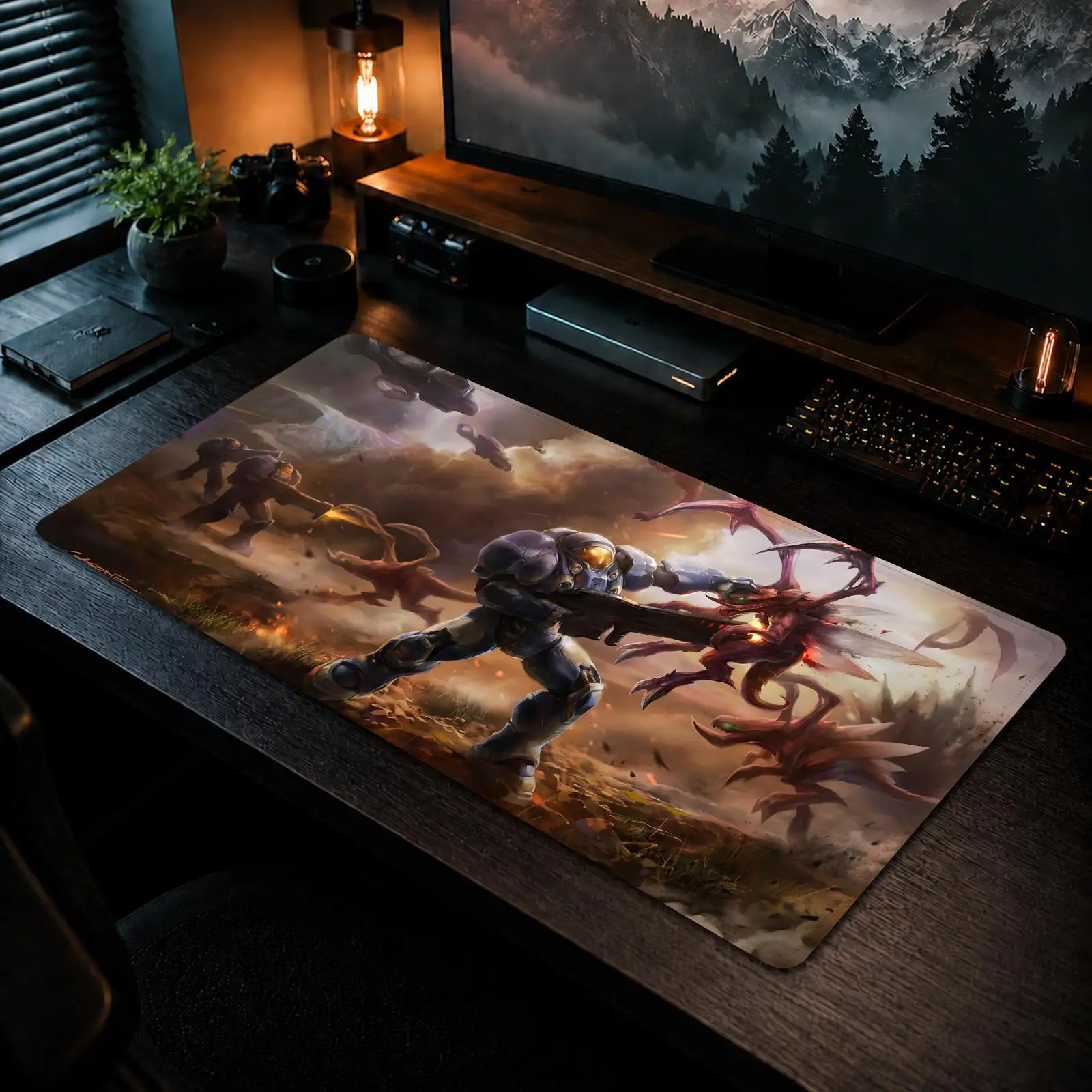 Starcraft Mouse Pad Gaming office Non-slip Desk Mat Diy Mousepad Large Game Keyboard overlock