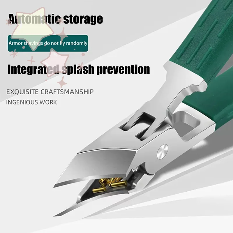 المهنية حادة المائل الفم مسمار كليبرز المتقلب مكافحة سبلاش أدوات باديكير بتقويم العمود الفقري العناية بالقدم #3