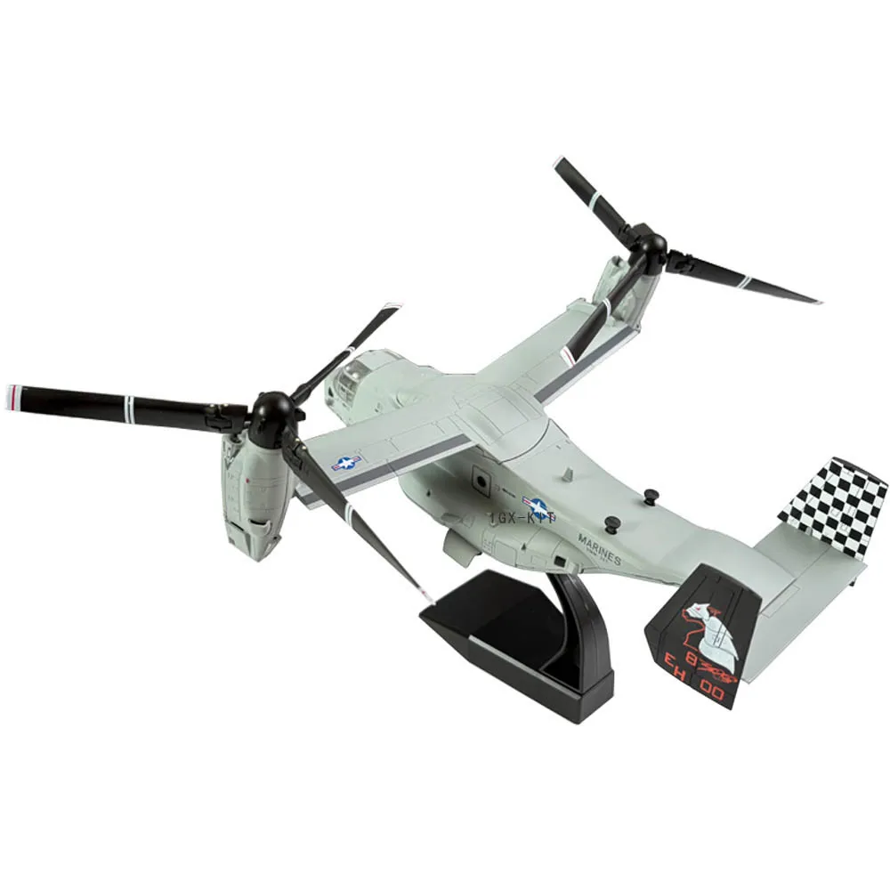 1:72 1/72 Simulation of Variable Wing Boeing Bell V-22 V22 Osprey Transport Helicopter Amphibious Metal Plane Aircraft Model