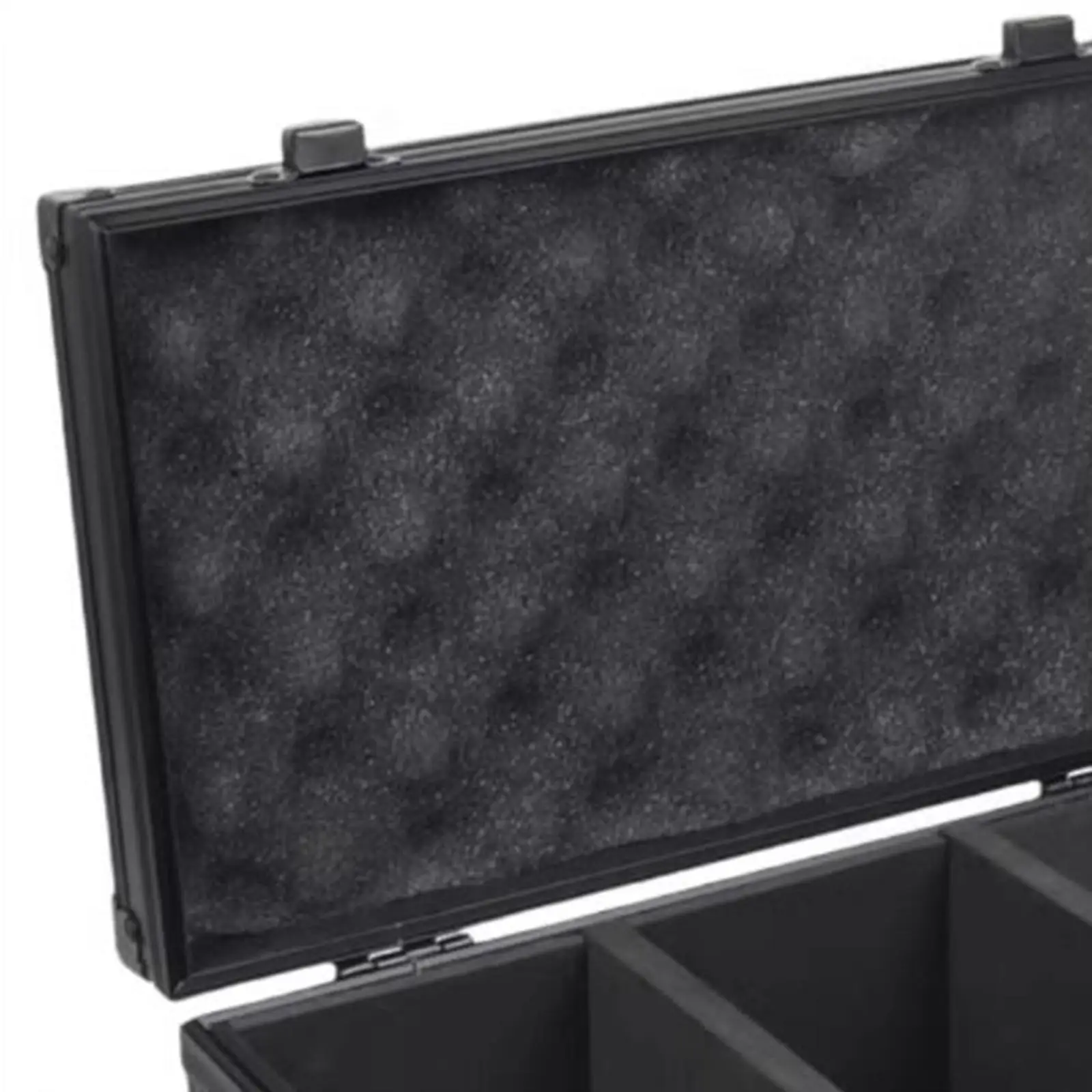 Card Storage Box Efficient Organization Sturdy with Dividers Aluminum Alloy Line with Sponge Sleek Card Case for Rigid Cards